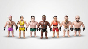 UFC Ricky Ticky Mini Figure Set of 9 O'Malley Nunes Adesanya McGregor